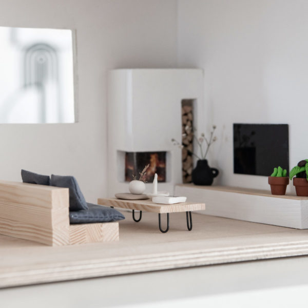 Puppenhaus Tisch modern